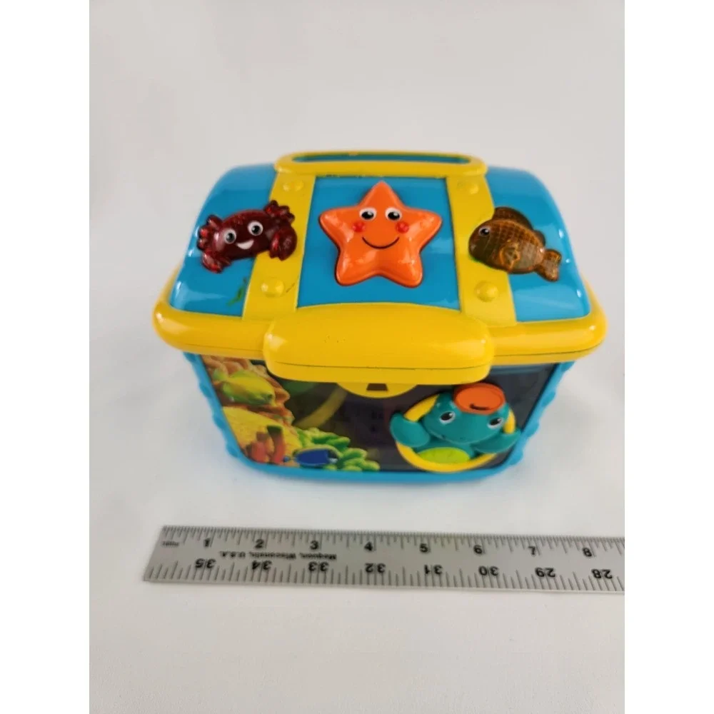 Baby‎ Einstein Count & Discover Treasure Chest 8 Coins Lights Sound Toy ** Video